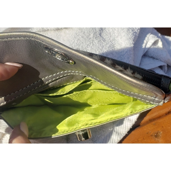 Sophia Visconti Animal Pewter Leather Wristlet - Picture 5 of 8